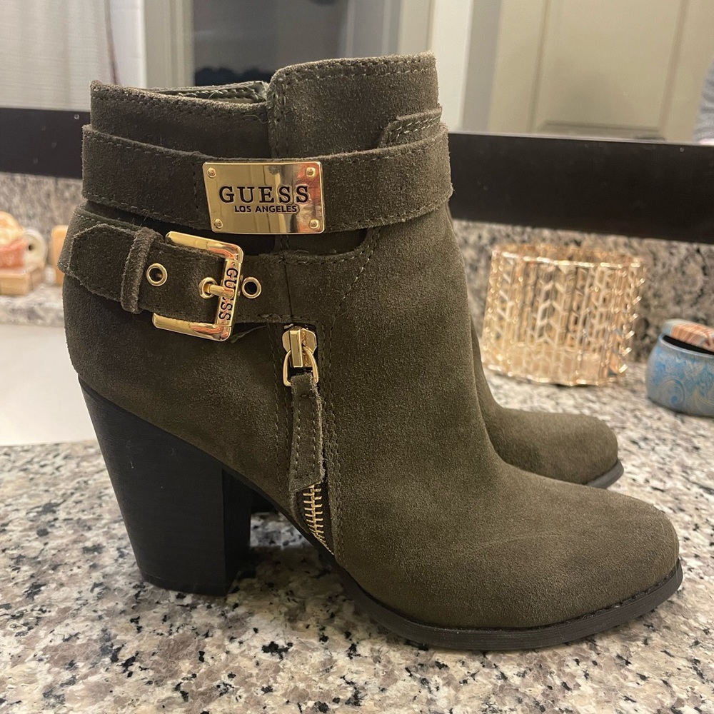 Guess heel booties